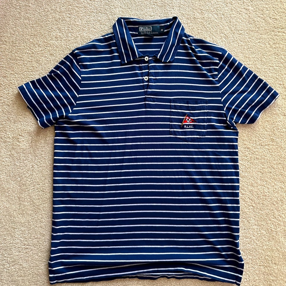 Men’s nautical Ralph Lauren polo shirt